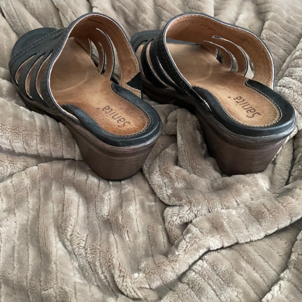 Sanita 9/EU39 leather Sandals made in Portugal - Picture 4 of 17